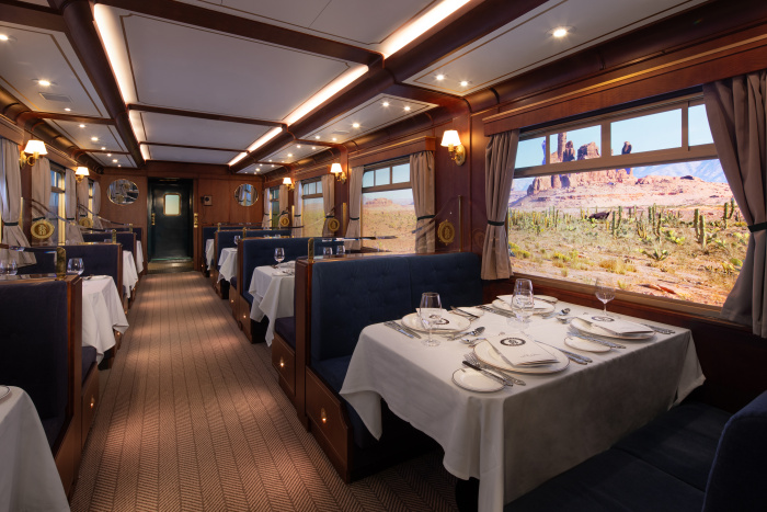 From the Wild West to far-off destinations around the world, Royal Caribbean’s Utopia of the Seas features the first Royal Railway. Royal Railway – Utopia Station is the one-of-a-kind dining experience that combines adventure, food and technology to take vacationers on a trip – by train – to any place and time.