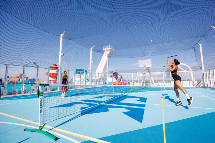Royal Caribbean’s Utopia of the Seas features weekend energy for everyone and any day of the week, including the signature FlowRider surf simulator, mini golf, a 10-deck-high zip line and the Sports Court for games of basketball, pickleball and more.
Credit: sbw-photo