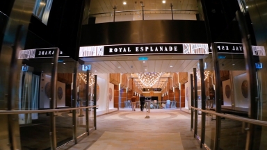 Exploring the Royal Esplanade: Window Shopping on Quantum of the Seas