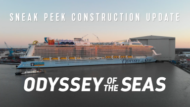 Odyssey of the Seas Construction Sneak Peek: Royal Caribbean’s Newest Ship